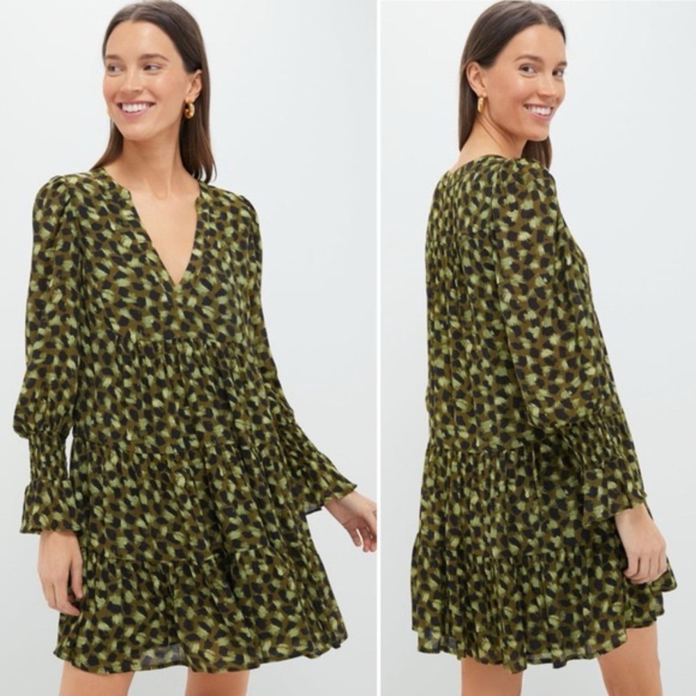 NWT Pomander Place Green Brushed Kenzo Dress